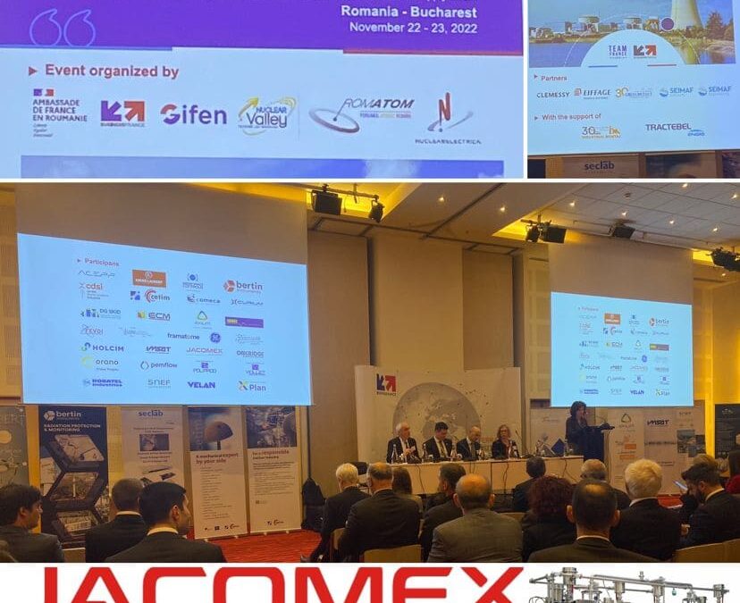 Jacomex is actively participating in the Romanian French Nuclear days taking place in Bucarest this week.